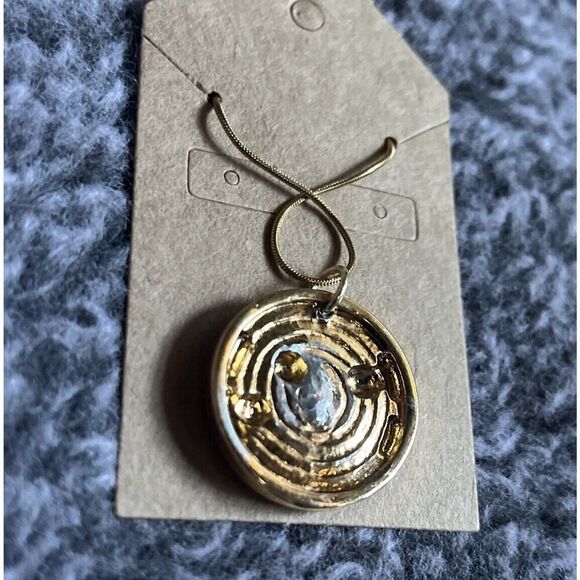 Upcycled Authentic St John ZipperPull/Charm On Chain Handmade Necklace Shells - Picture 6 of 8